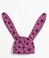 A.LAB Star Purple Bunny Beanie