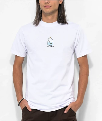 A.LAB Stay Thirsty White T-Shirt