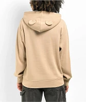 A.LAB Stitches Bear Tan Hoodie