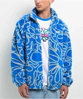 A.LAB Swirl Blue Tech Fleece Jacket