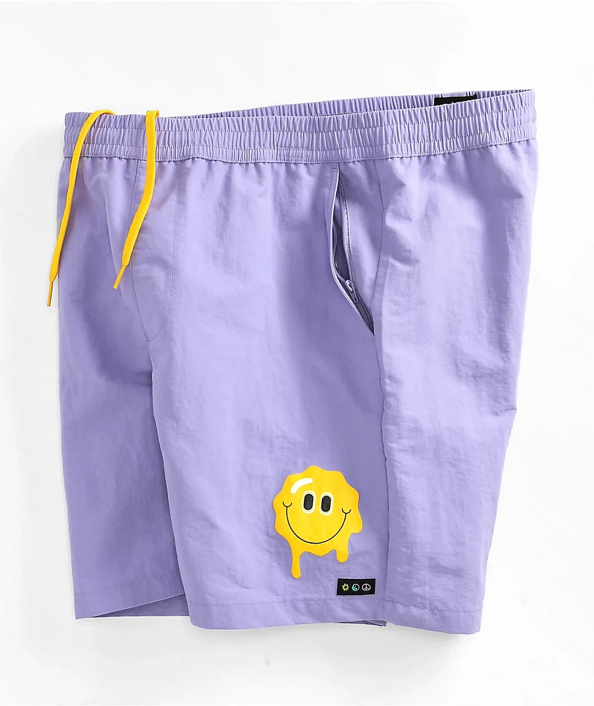 A.LAB Taffy Melted Lavender Board Shorts