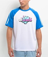 A.LAB Toad Blue & White Raglan Soccer Jersey