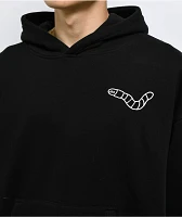 A.LAB Wanted Worm Black Hoodie