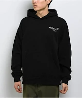 A.LAB Wanted Worm Black Hoodie