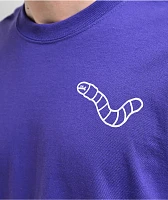 A.LAB Wanted Worm Purple T-Shirt