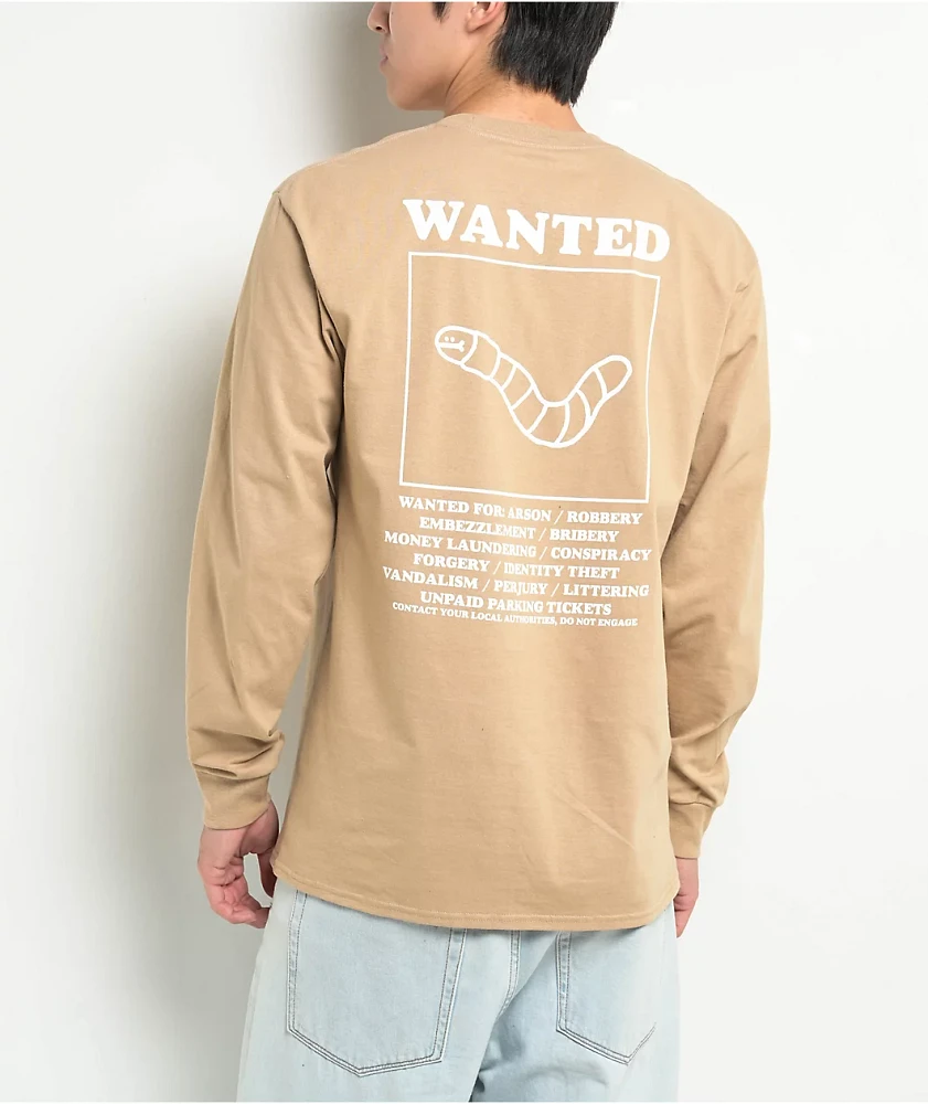 A.LAB Wanted Worm Sand Long Sleeve T-Shirt