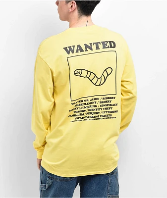 A.LAB Wanted Yellow Long Sleeve T-Shirt