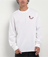A.LAB Who Is He Long Sleeve White T-Shirt