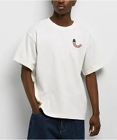 A.LAB Who Is He Off White T-Shirt