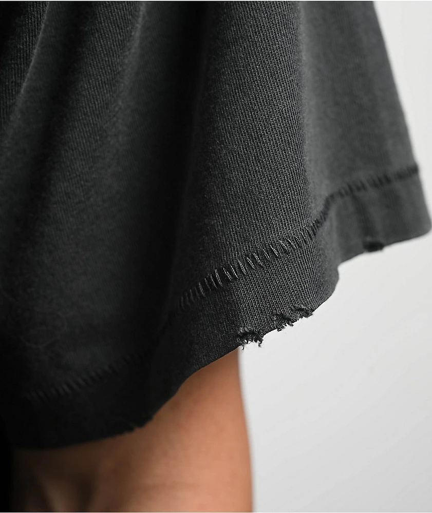 A.LAB Wrong Dog Washed Black T-Shirt