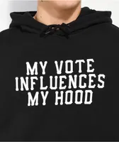 AIE My Vote Influences Black Hoodie