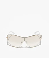 AIRE x Von Dutch Bombshell Silver & White Sunglasses