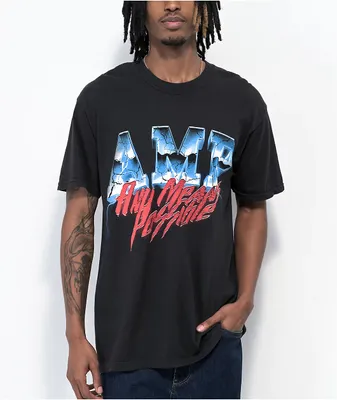 AMP Lightning Black Wash T-Shirt