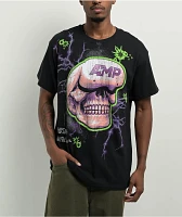 AMP Skull Lightning Black T-Shirt