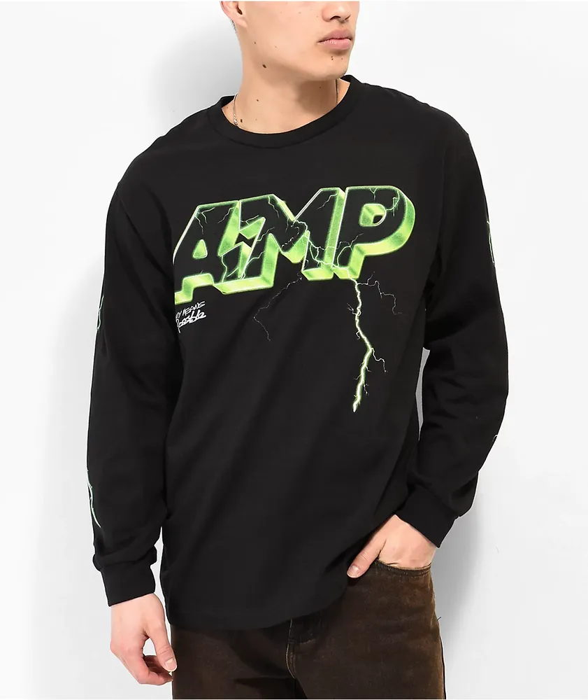 AMP Strike Black Long Sleeve T-Shirt 