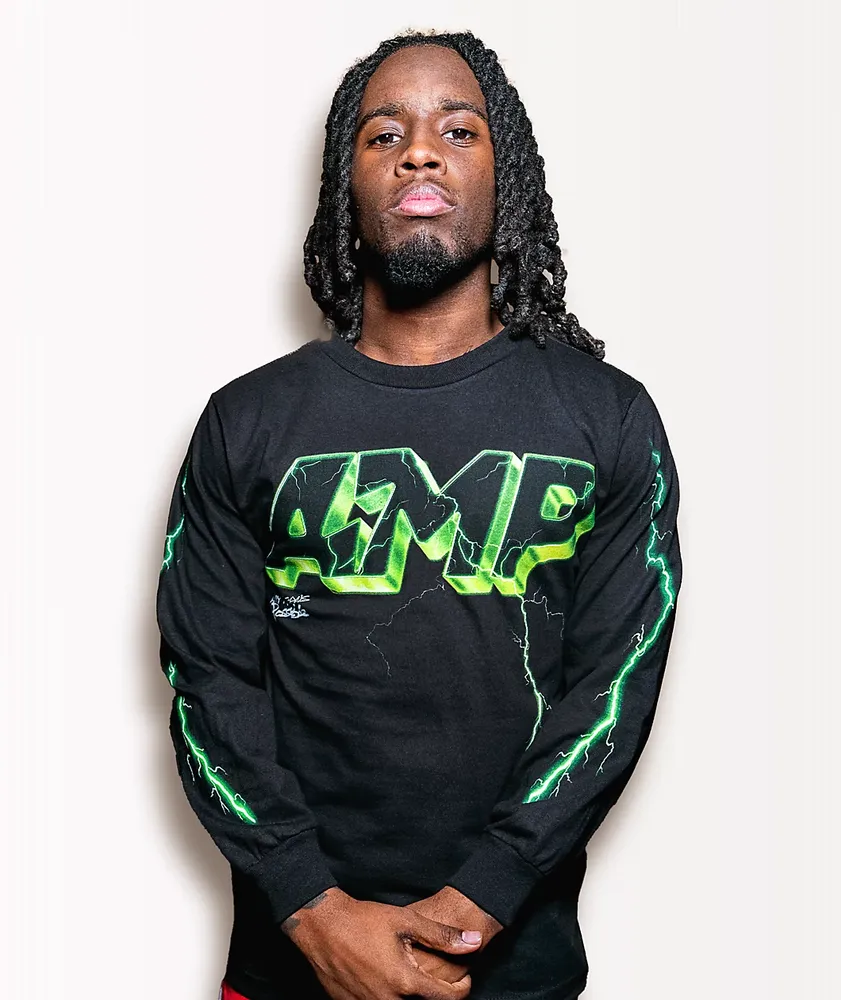 AMP Strike Black Long Sleeve T-Shirt 