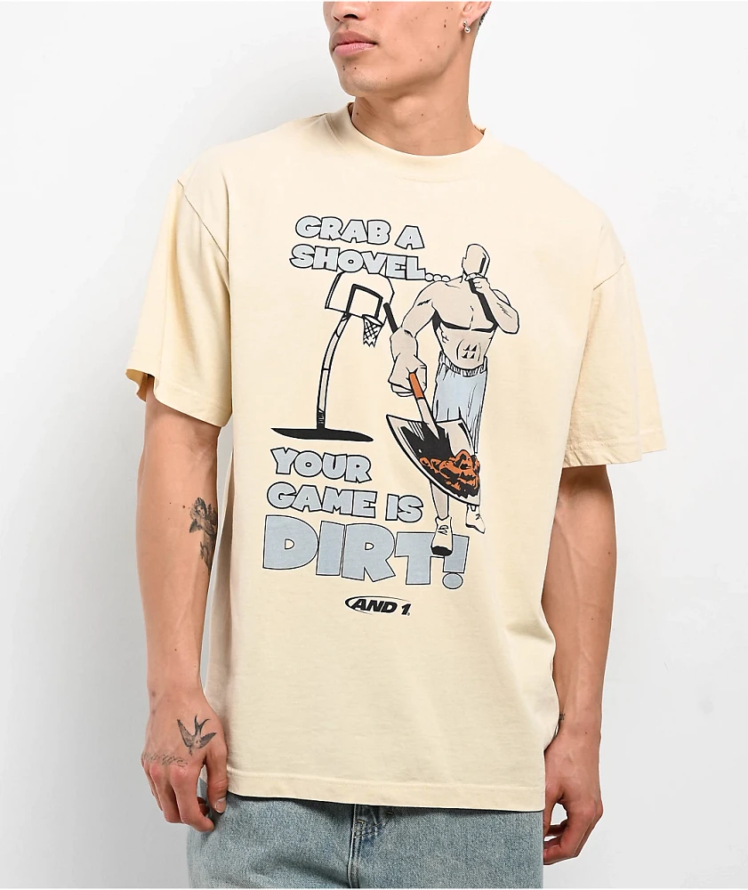 AND1 Game Is Dirt Off White T-Shirt