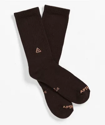 APTHCRY Chocolate Crew Socks