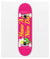 ATM Nice Day 7.75" Pink Skateboard Complete