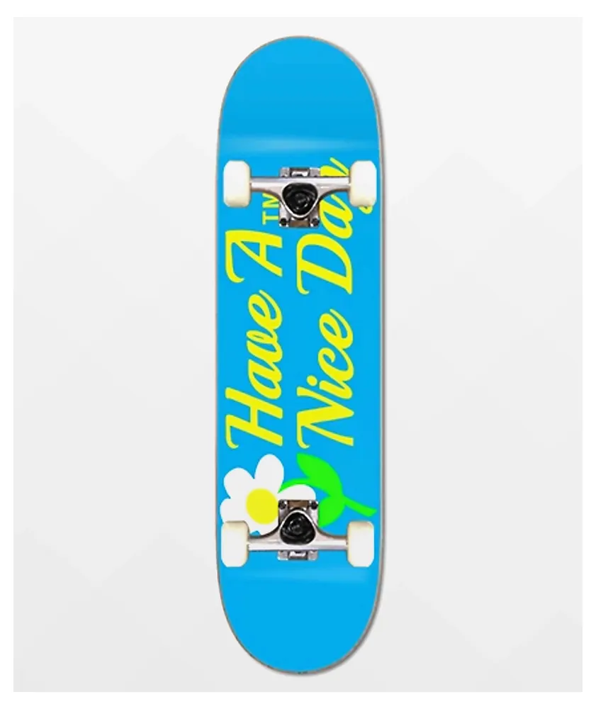 ATM Nice Day 8.0" Blue Skateboard Complete