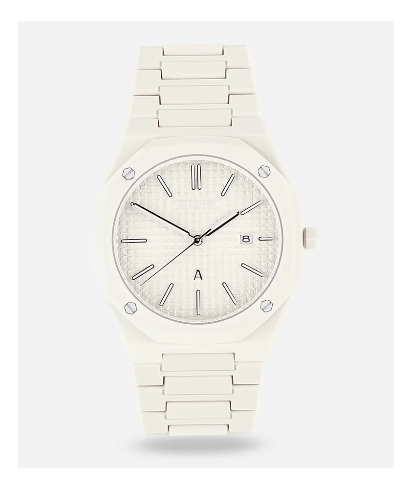 AURA Polycarbonate Milk Analog Watch