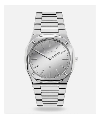 AURA Ultra Thin Mirror Stainless Steel Analog Watch