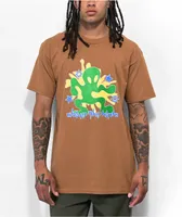 Above The Norm Splatter Brown T-Shirt