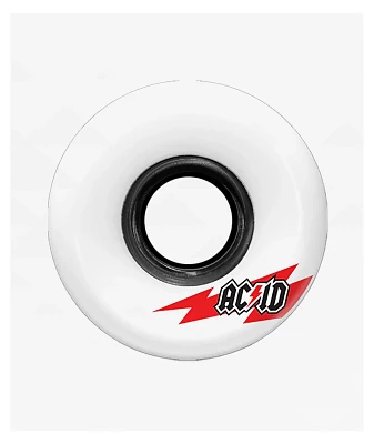 Acid Skaterade Funner Formula 54mm 86a White Cruiser Skateboard Wheels