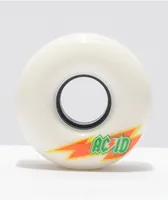 Acid Skaterade White 56mm 99a Skateboard Wheels