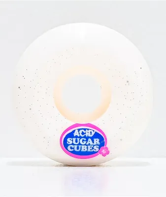 Acid Sugar Cube 53mm 101a White Skateboard Wheels
