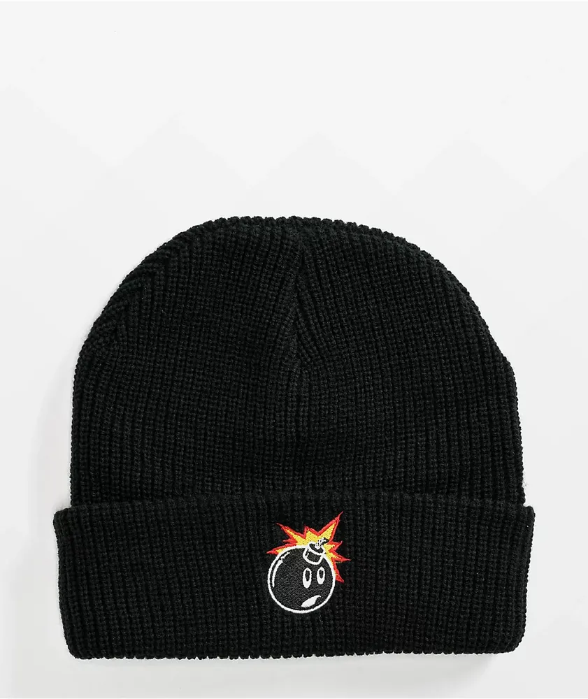 Adam Bomb Black Beanie