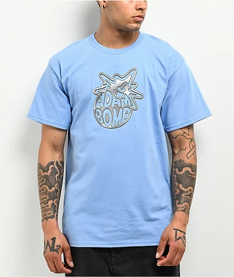 Adam Bomb Bubblechrome Light Blue T-Shirt