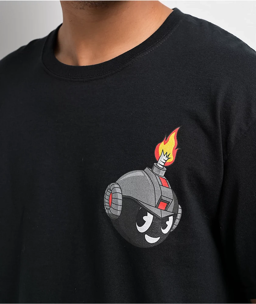 Adam Bomb Final Boss Black T-Shirt