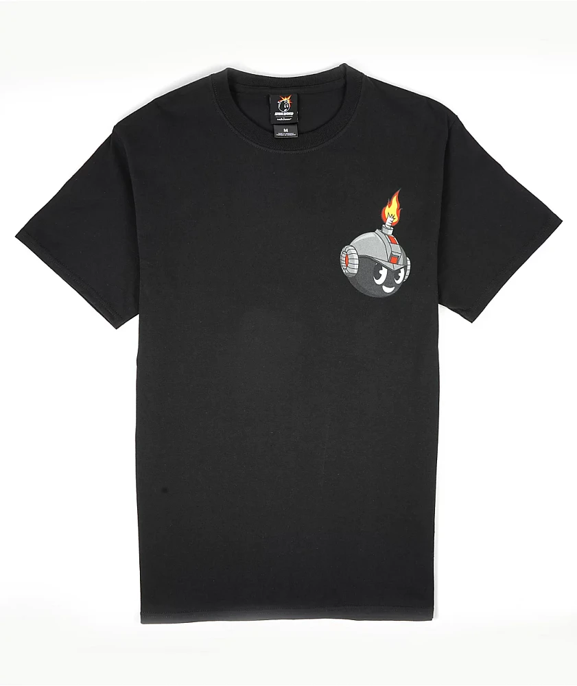 Adam Bomb Final Boss Black T-Shirt