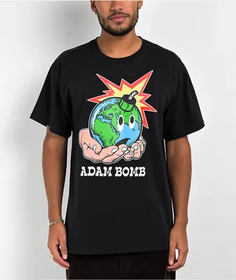 Adam Bomb In Your Hands Black T-Shirt