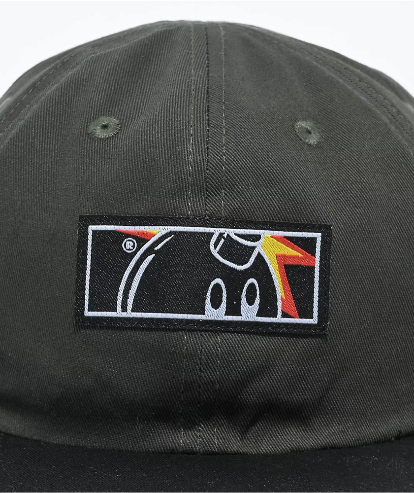 Adam Bomb Light The Fires White, Green, & Black Reversible Strapback Hat