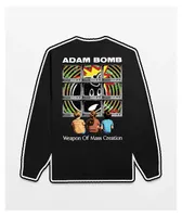 Adam Bomb Mass Creation Black Long Sleeve T-Shirt