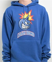 Adam Bomb Mean Bomb Blue Hoodie