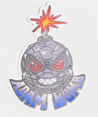 Adam Bomb Metal Bomb Sticker