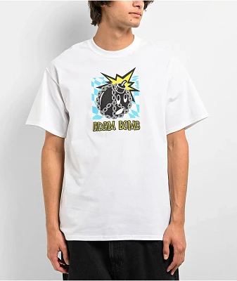 Adam Bomb Peace Chain White T-shirt
