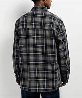 Adam Bomb Riverside Grey & Blue Flannel Shirt