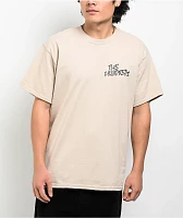 Adam Bomb The Hundreds Sketch Bomb Natural T-Shirt