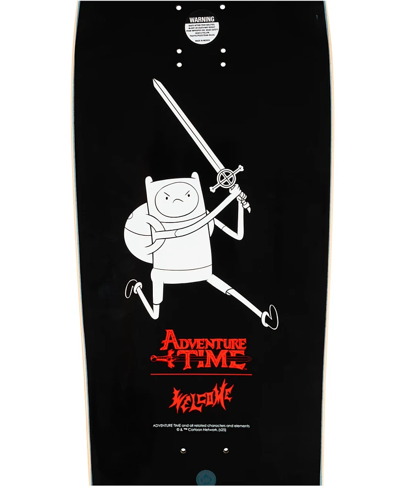 Adventure Time x Welcome Finn 9.6" Skateboard Deck