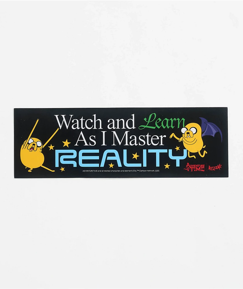 Adventure Time x Welcome Reality Sticker
