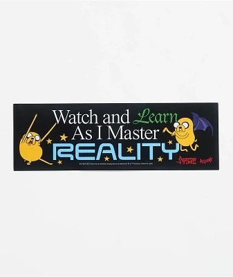 Adventure Time x Welcome Reality Sticker