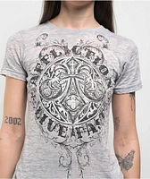 Afflicition Royale Foil Grey T-Shirt