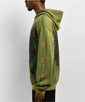 Affliction Absolution Vintage Green Potassium Wash Hoodie