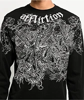 Affliction Angels Black Long Sleeve T-Shirt