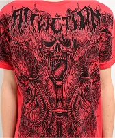 Affliction Caustic Abyss Red T-Shirt