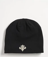 Affliction Collapse Black Reversible Skully Beanie